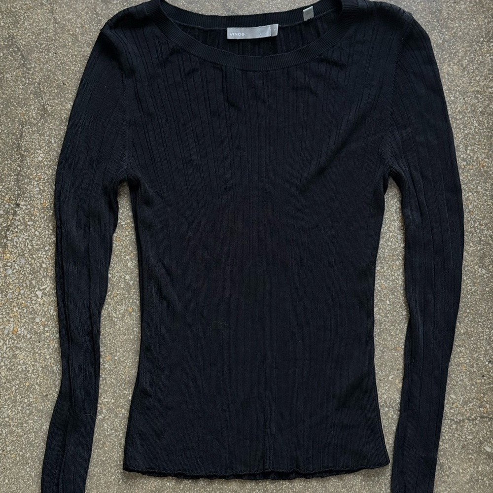Vince ribbed long sleeve